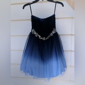Homecoming ombré blue dress!